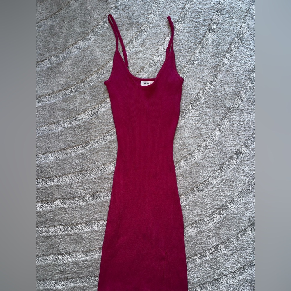 Pink mini dress
